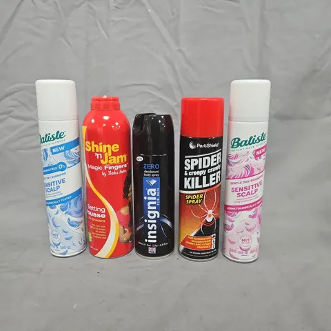 APPROXIMATELY 10 ASSORTED ITEMS TO INCLUDE SPIDER KILLER, BATISTE, ETC - COLLECTION ONLY