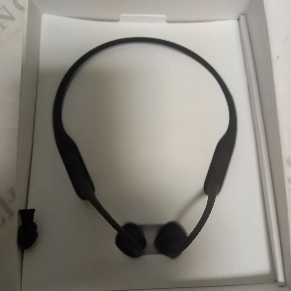 SHOKZ OPENRUN WIRELESS BONE CONDUCTION HEADPHONES, COSMIC BLACK