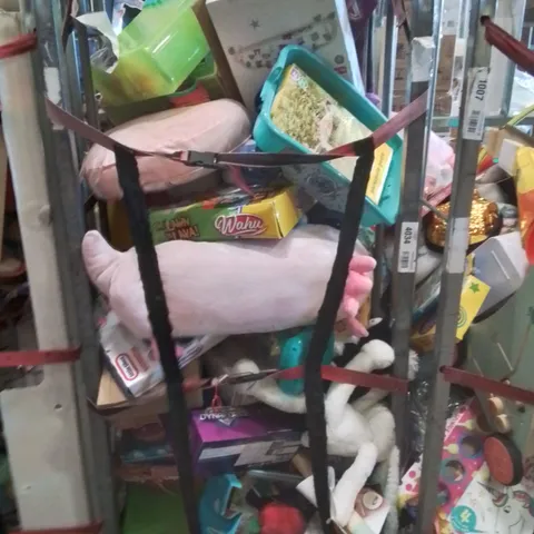 CAGE TO INCLUDE KIDS TOYS AND ACCESSORIES