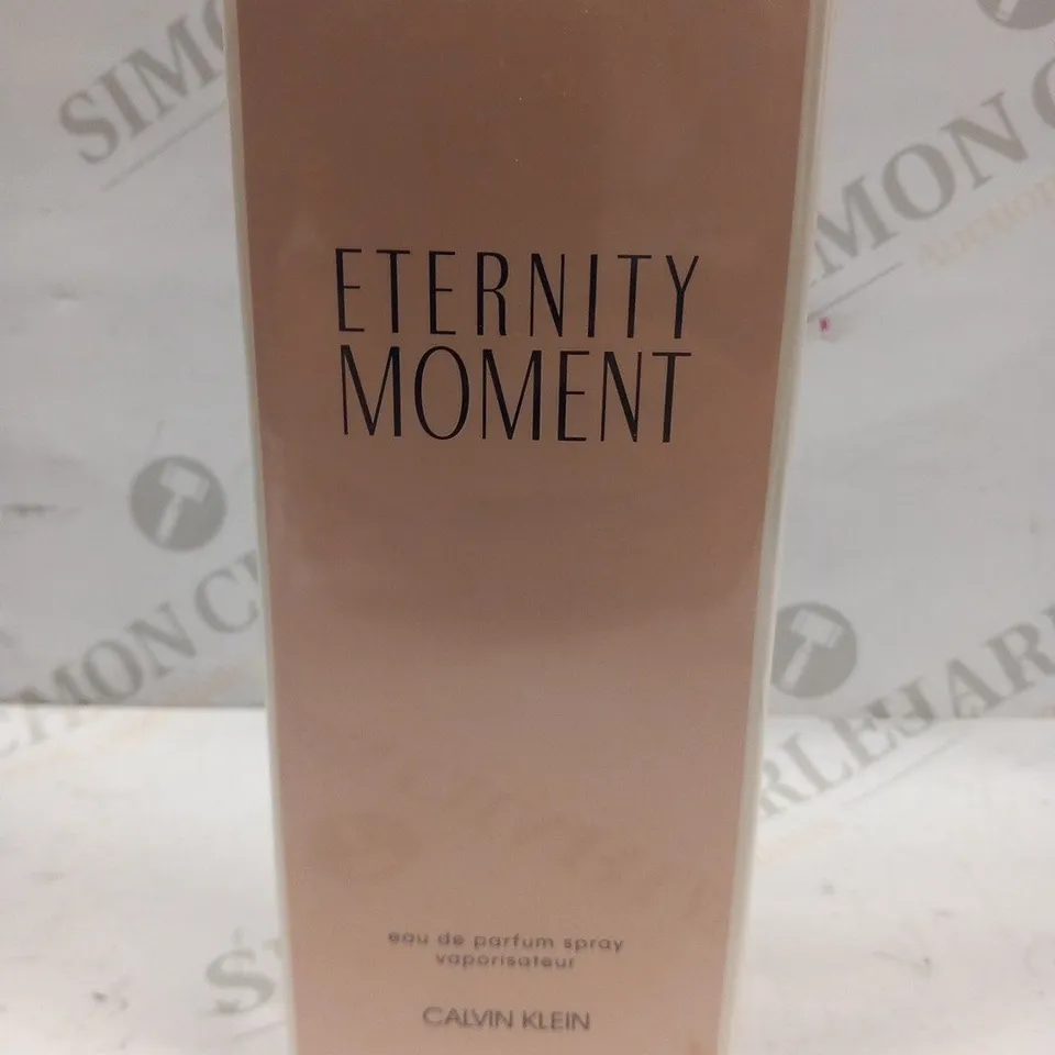 BOXED AND SEALED CALVIN KLEIN ETERNITY MOMENT EAU DE PARFUM 100ML