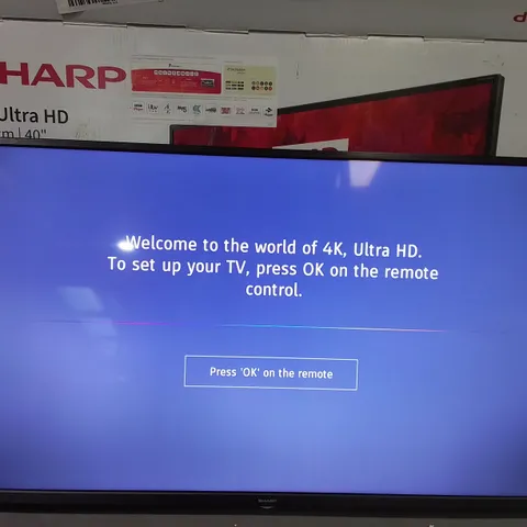 BOXED SHARP SMART TV 4K UHD 40" 4K ULTRA HD 40BJ4K