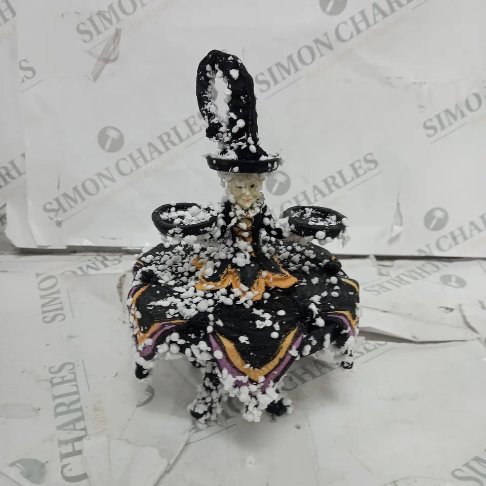 DECORATIVE WITCH LIGHT FIGURINE 