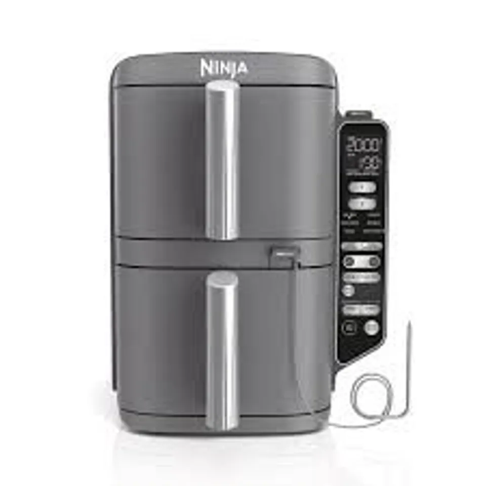 NINJA DOUBLE STACK XL 2 DRAWER 9.5L AIR FRYER WITH SMART COOK 