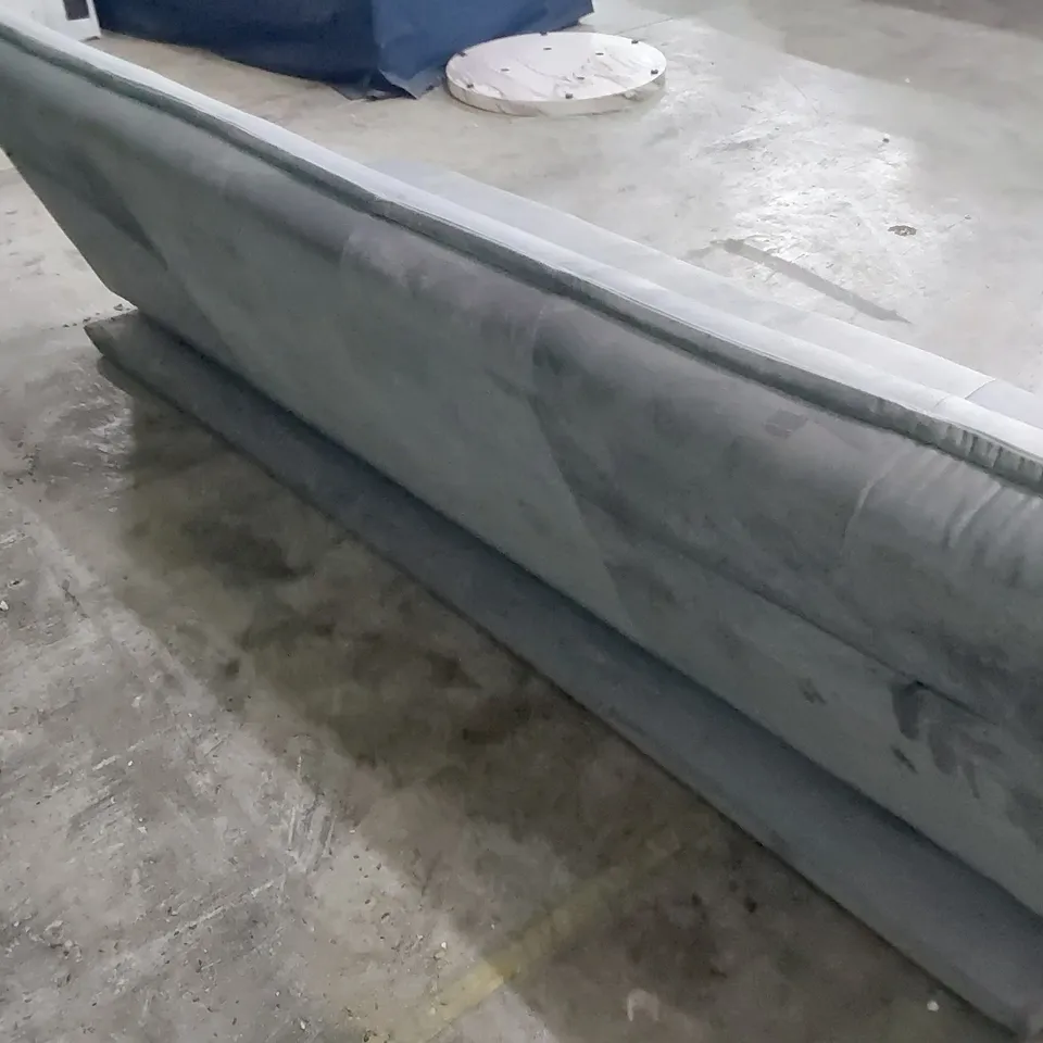 DESIGNER CLICK CLACK SOFA BED GREY FABRIC