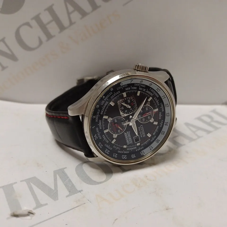 CITIZEN ECO DRIVE RED ARROWS WATCH 