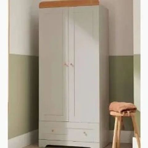 BOXED TUTTI BAMBINI RIO WARDROBE -DOVE GREY AND HOMEY OAK FINISH- [2 BOXES]