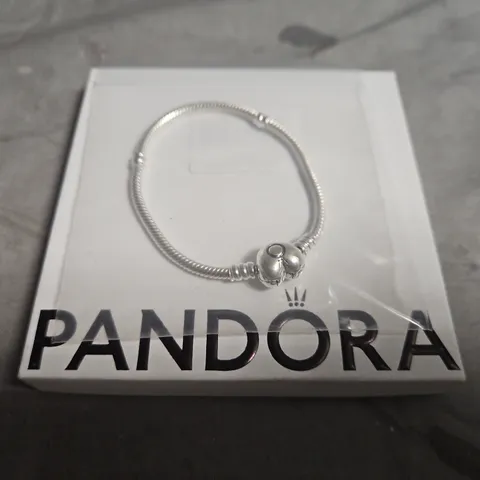PANDORA "O" INITIAL HEART CHARM BRACELET