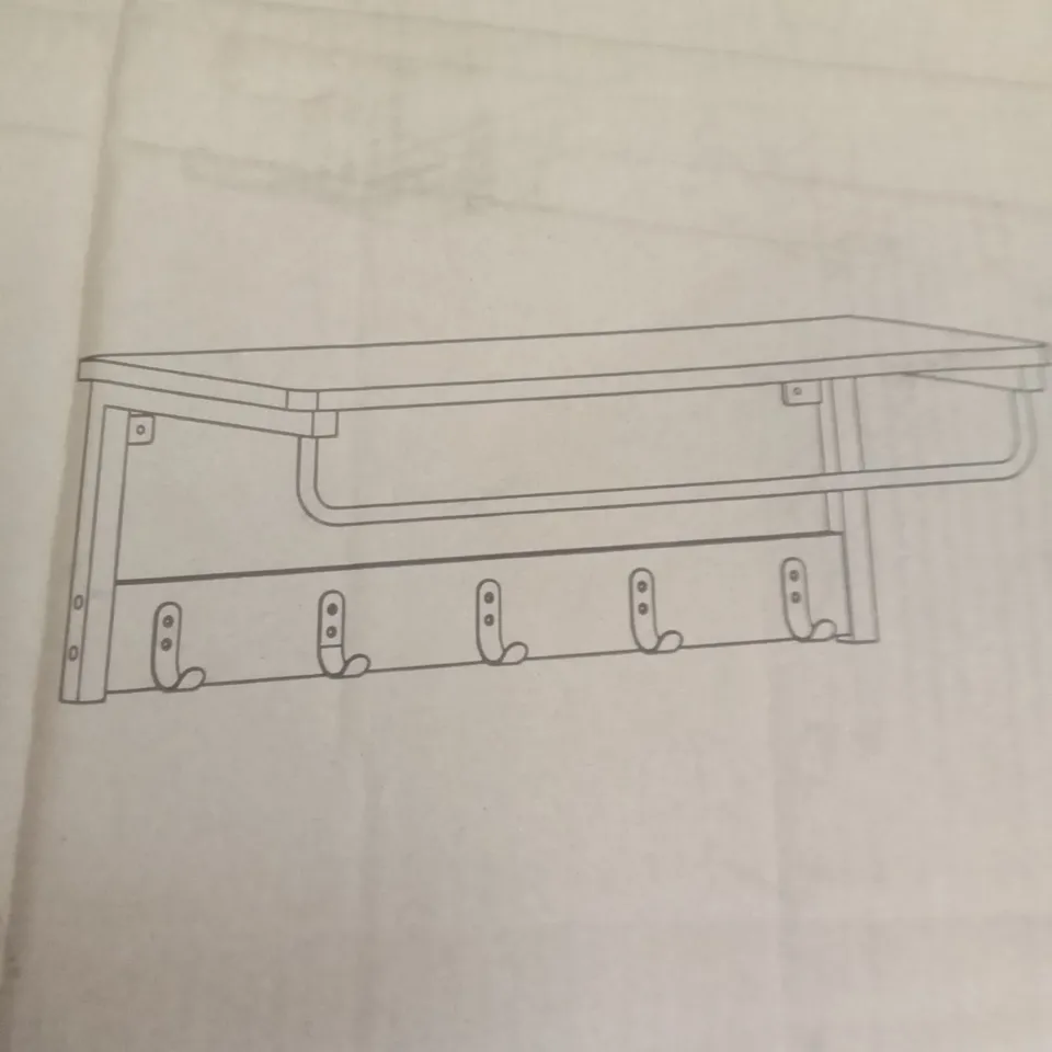 BOXED MEERVI WALL COAT RACK - RETRO
