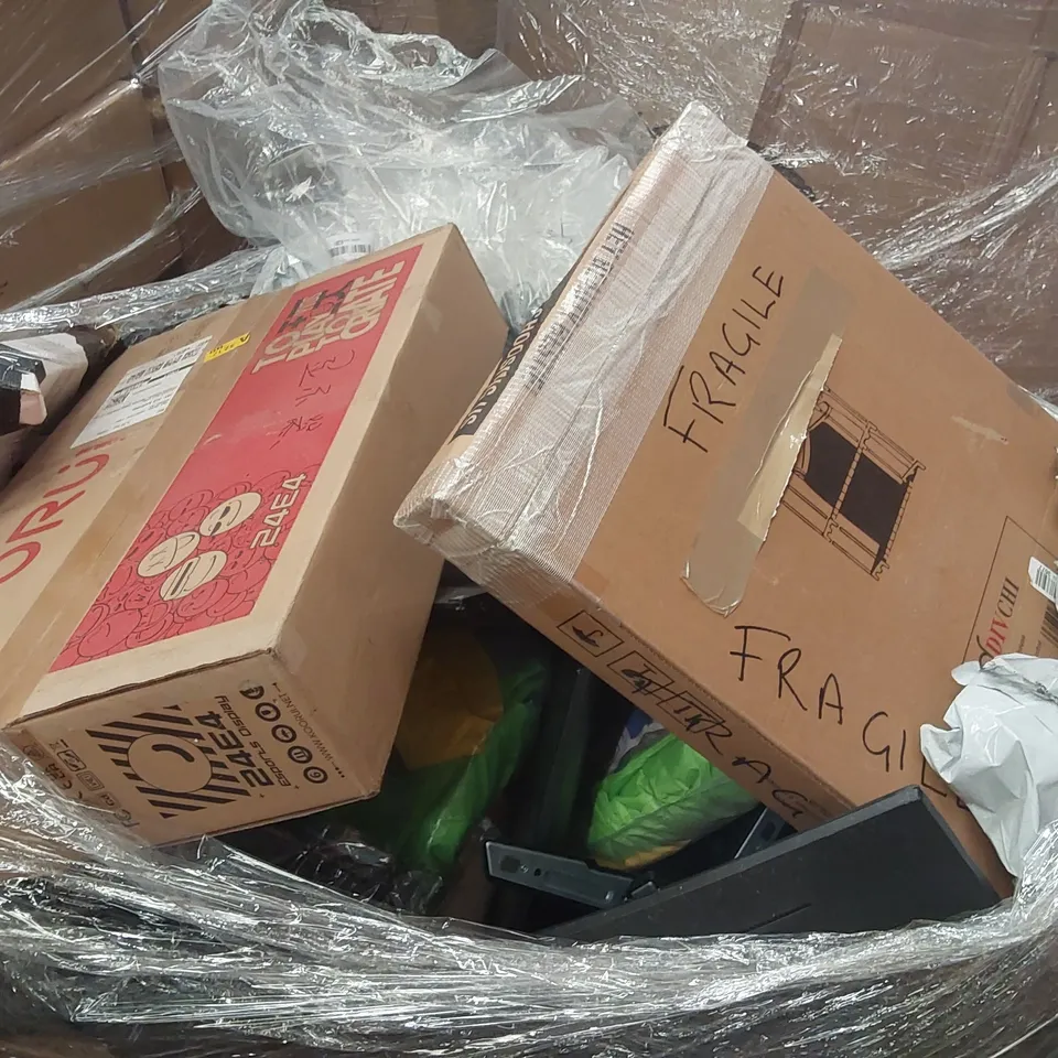 PALLET CONTAINING A LARGE ASSORTMENT OF KOORUI MONITORS, AND OTHER ASSORTED GOODS