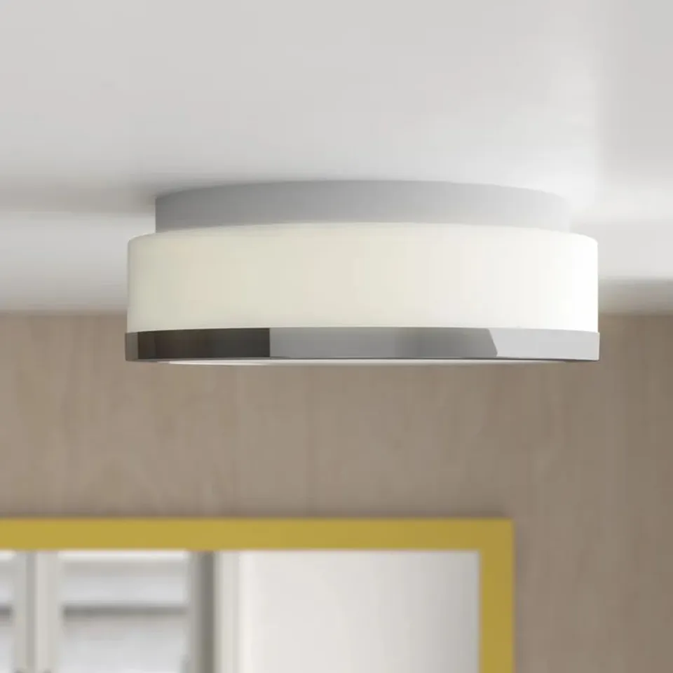 BOXED BRAMLETT GLASS FLUSH MOUNT (1 BOX)