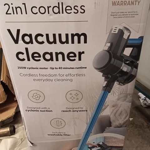 BOXED KEPLIN HOME 2 IN 1 CORDLESS VACUUM CLEANER