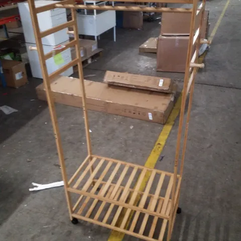 BILLMAN 78.5CM ROLLING CLOTHING RACK