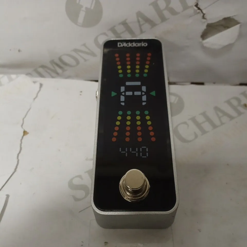 PLANET WAVES D'ADDARIO PW-CT-20 CHROMATIC PEDAL TUNER, NICKEL