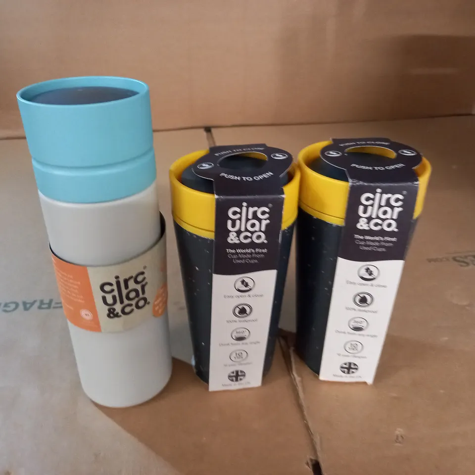 LOT OF 3 CIRCULAR & CO WATER BOTTLES