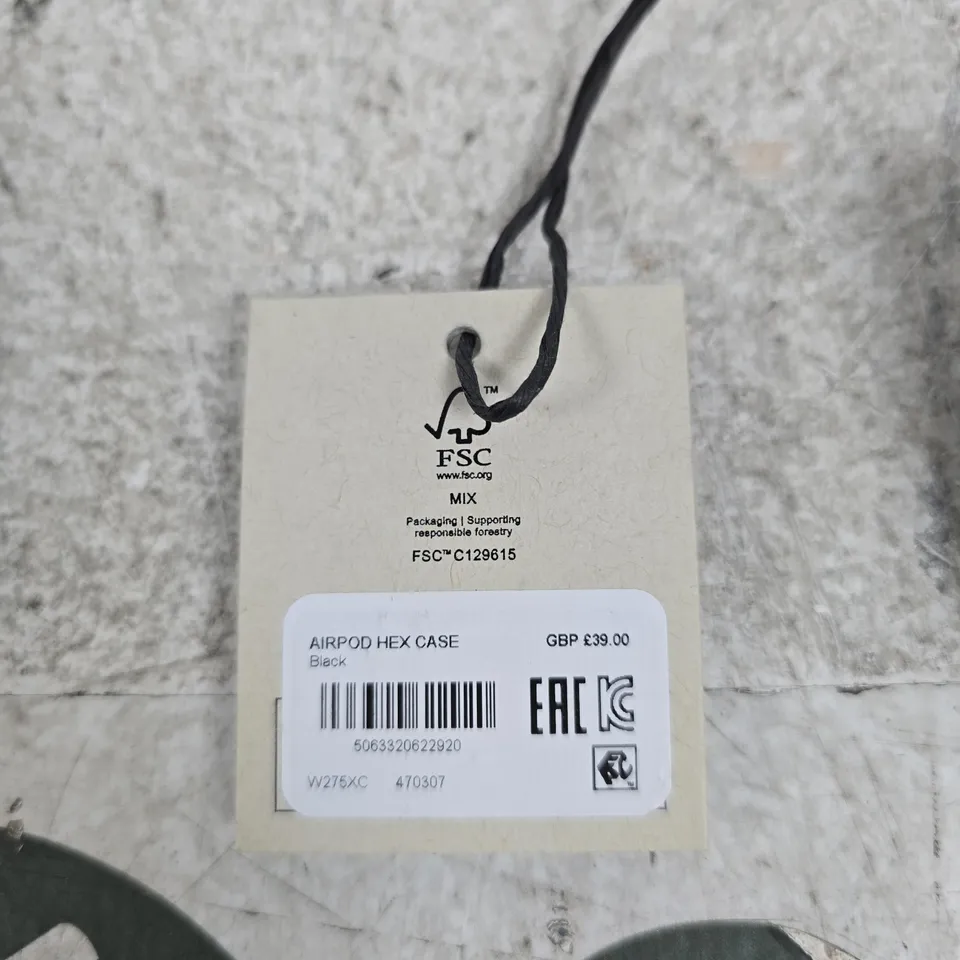 ALLSAINTS AIRPOD HEX CASE – BLACK (WITH TAG)