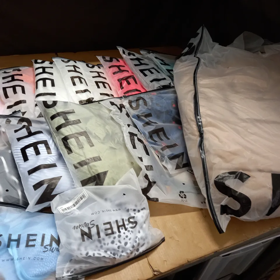 LOT OF 16 ASSORTED BAGGED SHEIN CLOTHING ITEMS