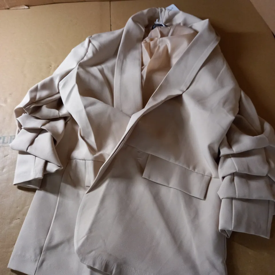 ELSA NUDE CUFFED SLEEVE WOMENS JACKET