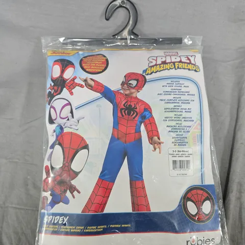 SPIDER-MAN AMAZING FRIENDS KIDS FANCY DRESS COSTUME, 2-3 YEARS (ROBBIES)