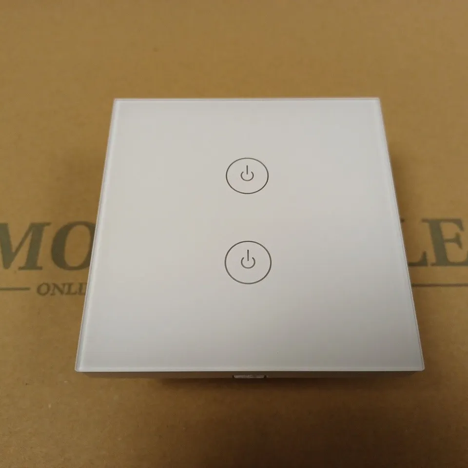 TCP SMART WI-FI DOUBLE WALL SWITCH, WHITE