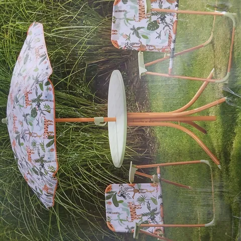 BOXED KIDS 4 PIECE PATIO SET