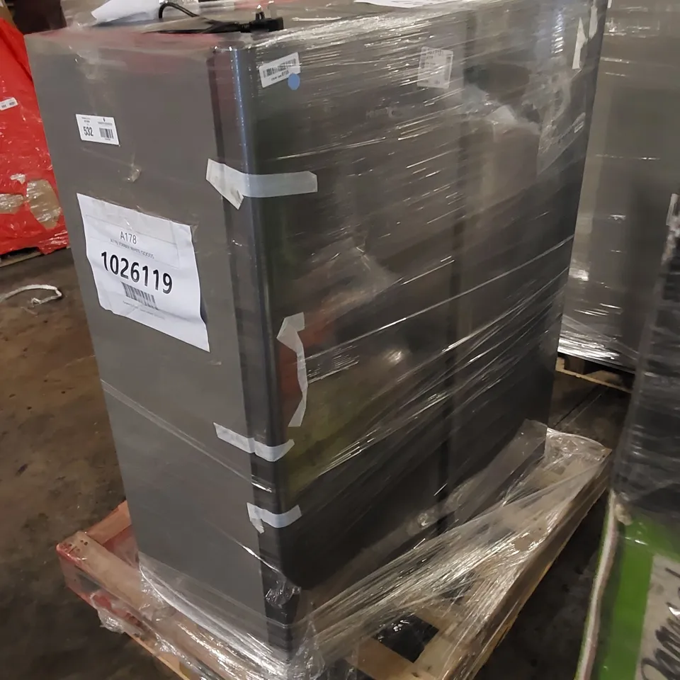 PALLET OF TWO HISENSE RR220D4ADF 52CM FREESTANDING RETRO FRIDGES