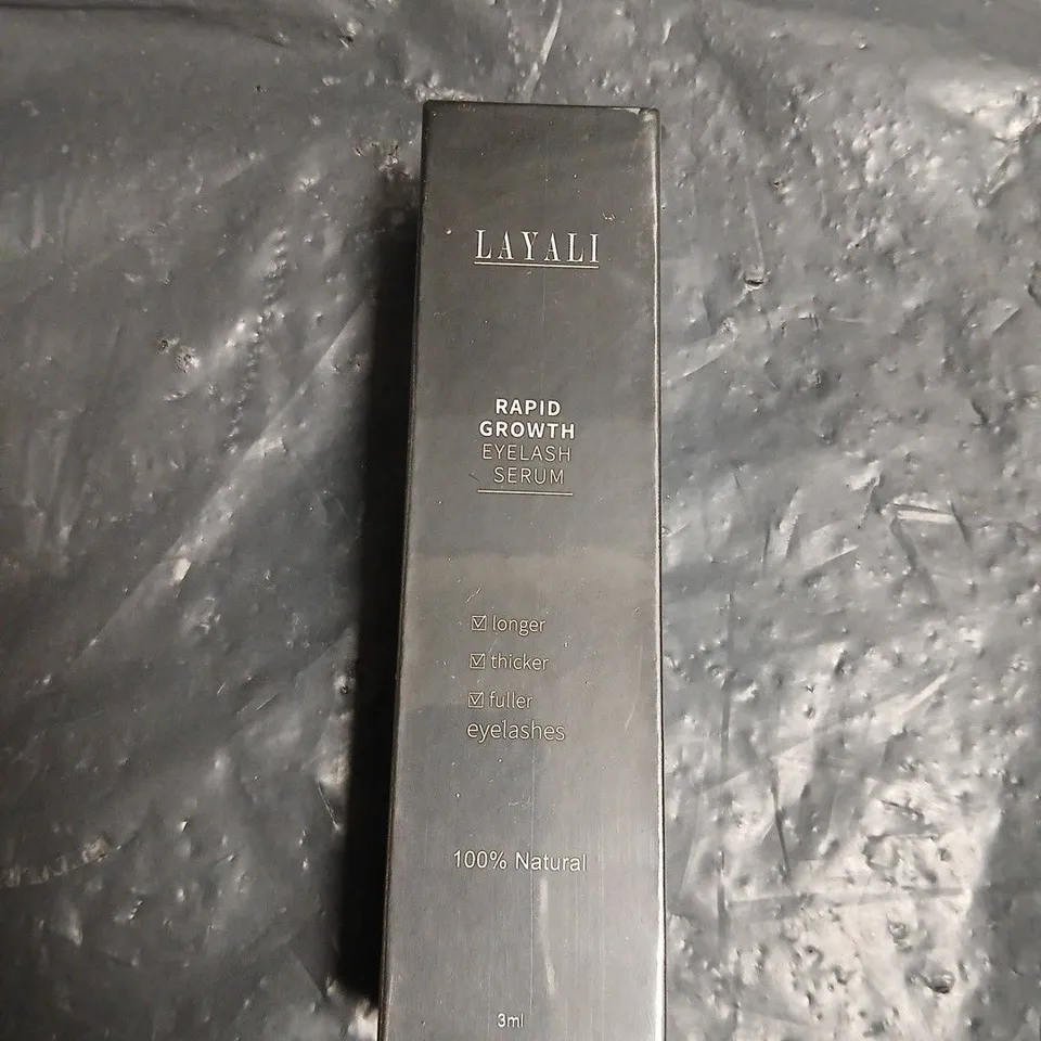LAYALI RAPID GROWTH EYELASH SERUM – 3ML (BOXED & SEALED)