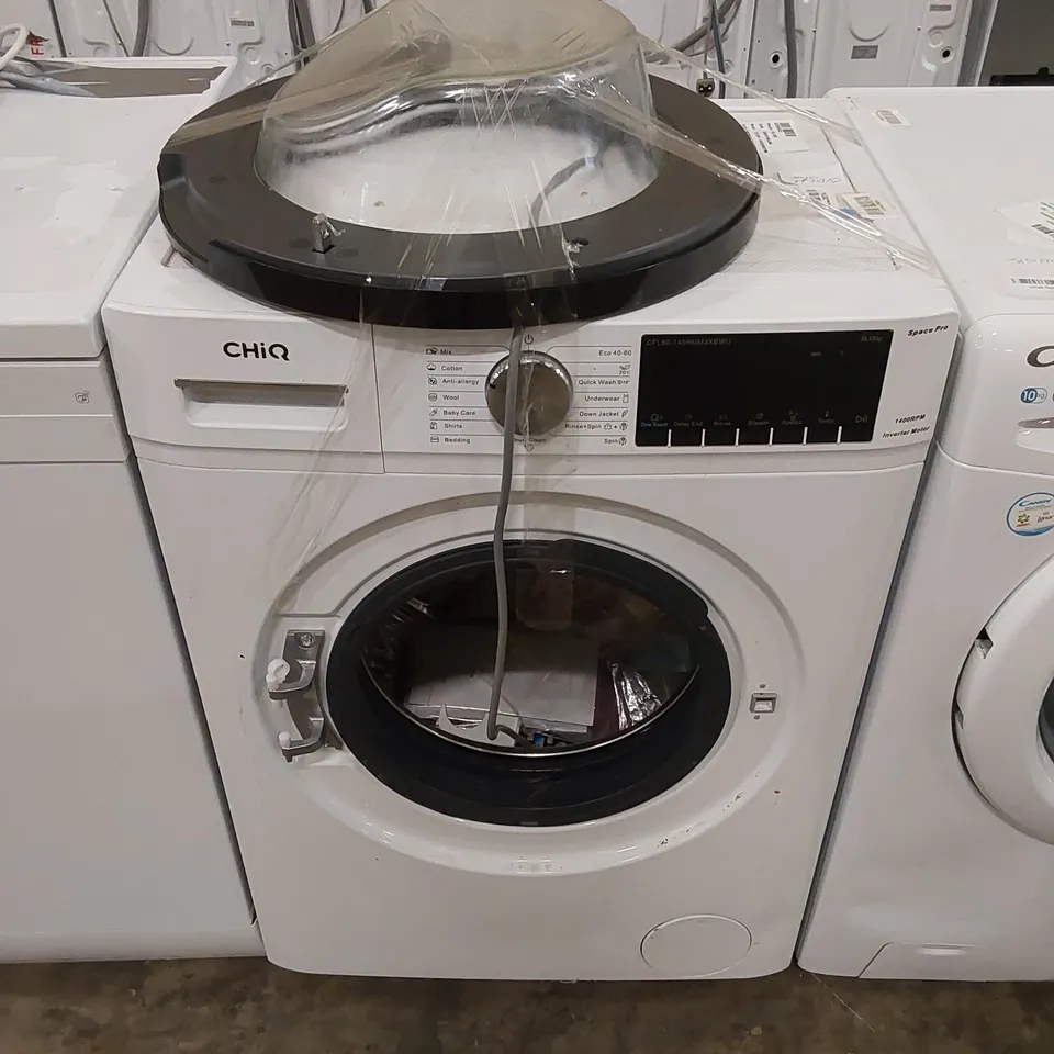 CHIQ CFL80 FREESTANDING 8KG WASHING MACHINE IN WHITE
