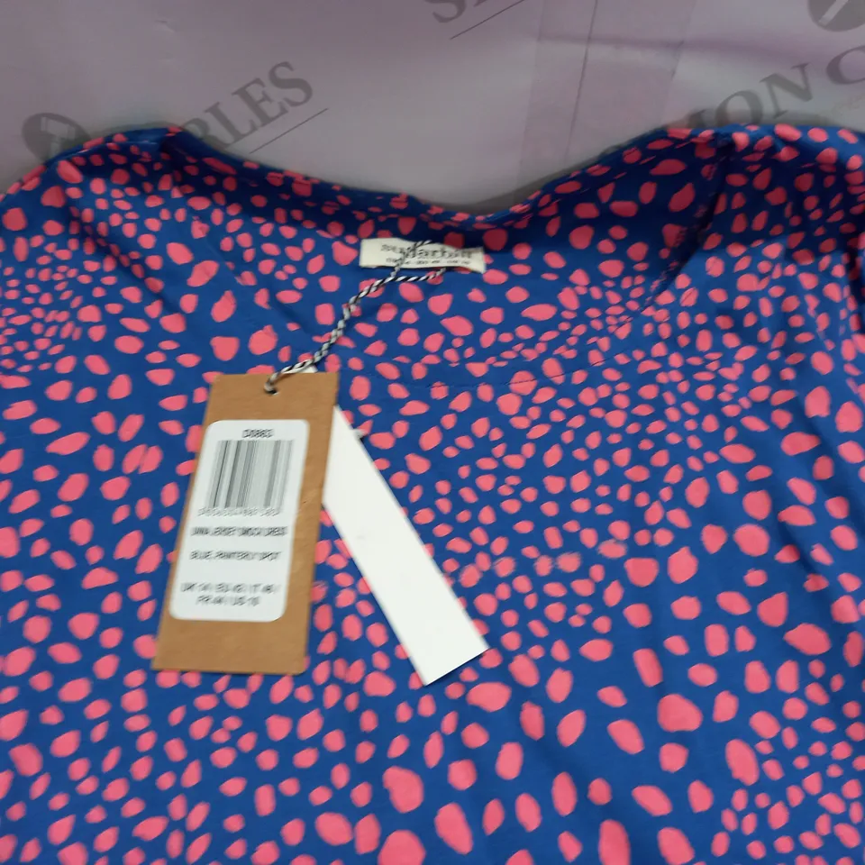 SUGAR HILL UNNA JERSEY SMOCK DRESS - UK 14