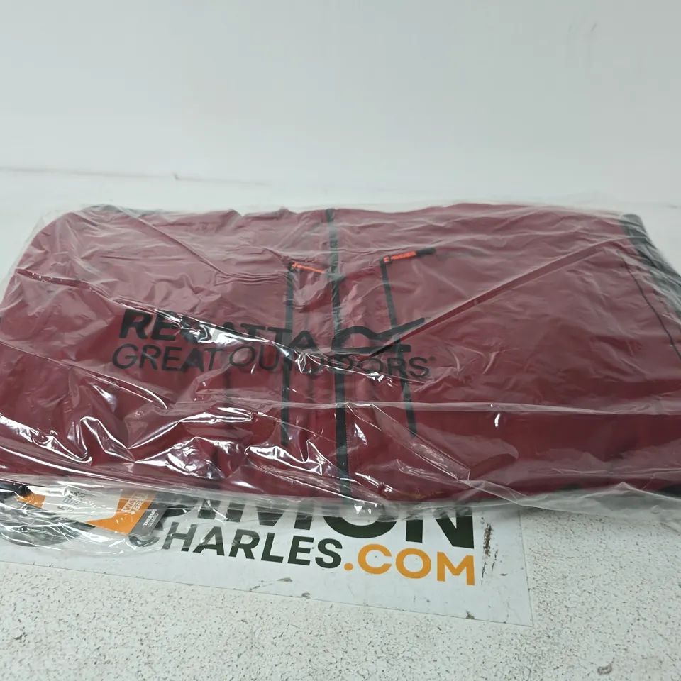 BOX OF APPROXIMATELY 8 BRAND NEW REGATTA HIGHTON COAT - DARK MAROON - SIZE XXL