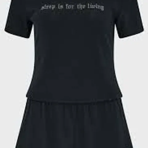 BRAND NEW BOXED KILLSTAR TWILIGHT THREADS 3-PIECE SET IN BLACK - XS