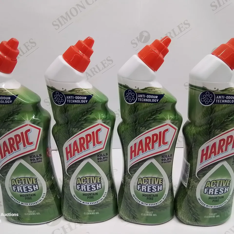 LOT OF 12 BRAND NEW HARPIC 750ML TOILET CLEANING GELS  - COLLECTION ONLY