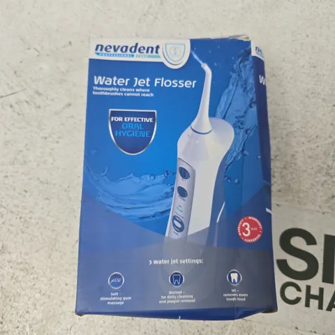 NEVADENT WATER JET FLOSSER β DENTAL ORAL IRRIGATOR, BOXED