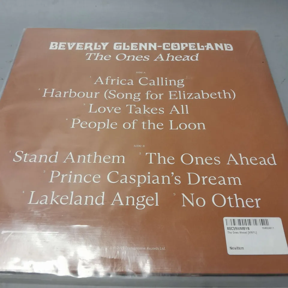 BEVERLY GLENN-COPEFIELD - THE ONES AHEAD VINYL