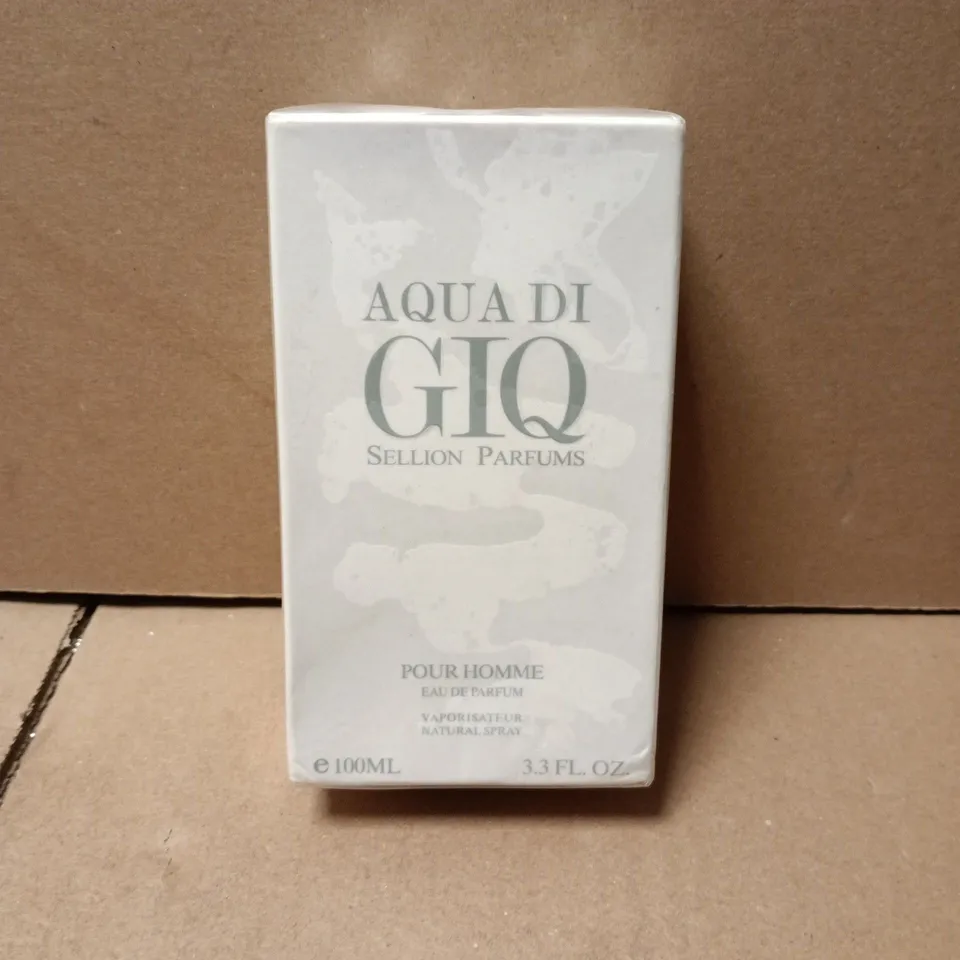 BOXED AND SEALED AQUA DI GIO SELLION PARFUMS POUR HOMME EAU DE PARFUM 100ML