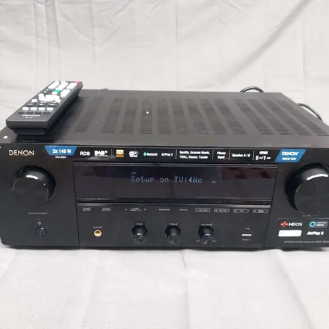 DENON DRA800 BLACK NETWORK/WIRELESS HIFI STEREO RECEIVER,WITH BLUETOOTH, AIRPLAY, ALEXA, GOOGLE