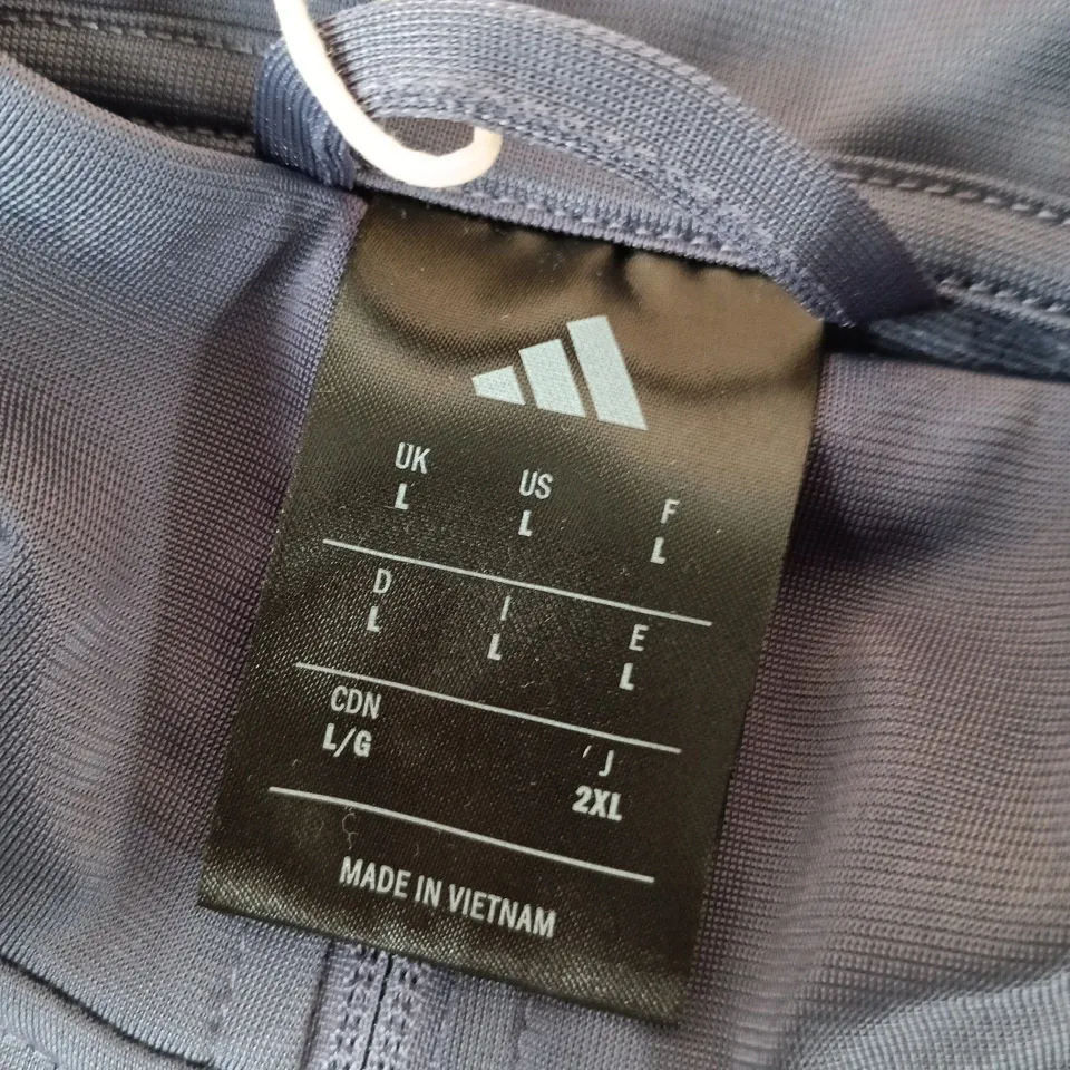 ADIDAS 3 STRIPE TRACKSUIT JACKET IN VIOLET - LARGE