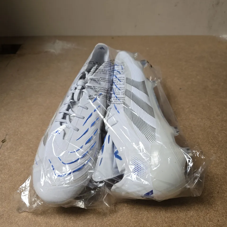 ADIDAS PREDATOR FOOTBALL BOOTS – WHITE, UK 11