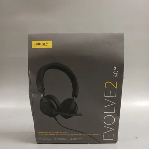 BOXED SEALED JABRA EVOLVE2 40SE CORDED HEADSET