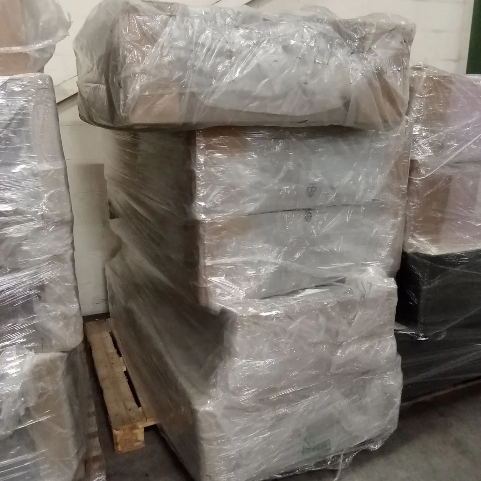 PALLET OF ASSORTED DESIGNER DIVAN BASES // SIZES AND CONDITIONS VARY