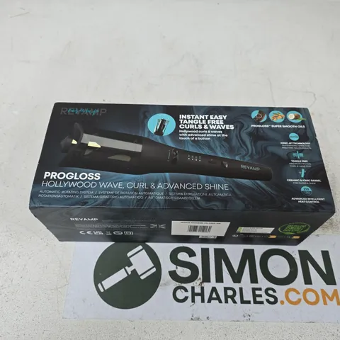 REVAMP PROGLOSS HOLLYWOOD WAVE CURL & ADVANCED SHINE STYLING WAND