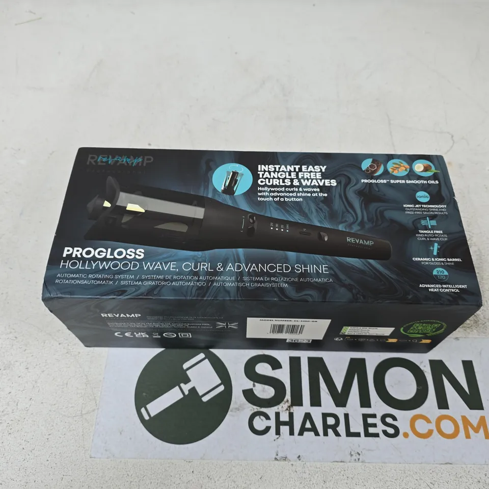 REVAMP PROGLOSS HOLLYWOOD WAVE CURL & ADVANCED SHINE STYLING WAND