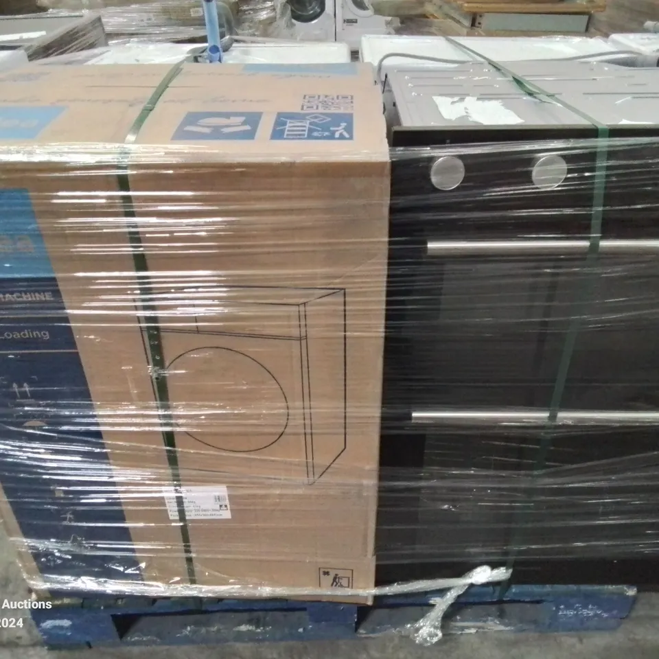 PALLET OF APPROXIMATELY 4 UNPROCESSED RAW RETURN WHITE GOODS TO INCLUDE;