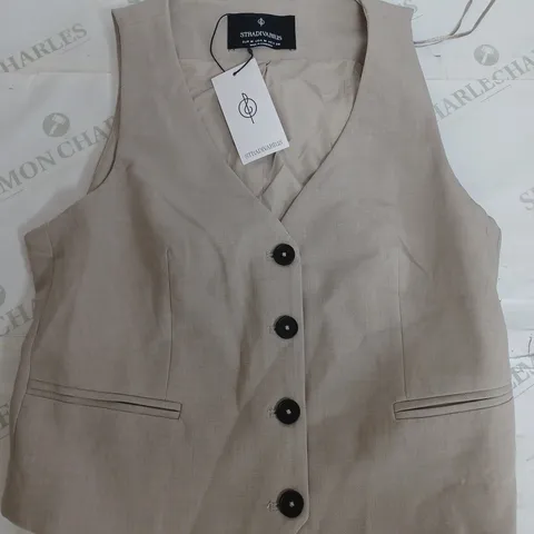 STRADIVARIUS VEST IN BEIGE - MEDIUM