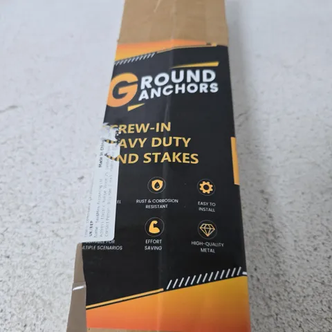 GROUND ANCHORS – SCREW-IN HEAVY DUTY GROUND STAKES (GARDEN & PATIO)