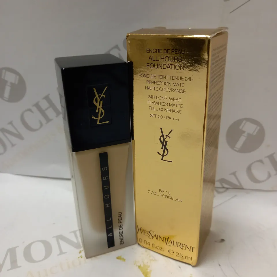 YVES SAINT LAURENT ALL HOURS FOUNDATION SPF20 30ML - BR 10 COOL PORCELAIN 