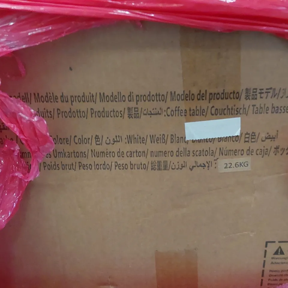 PALLET OF ASSORTED ITEMS INCLUDING: OFFICE CHAIR, COFFEE TABLE ECT.