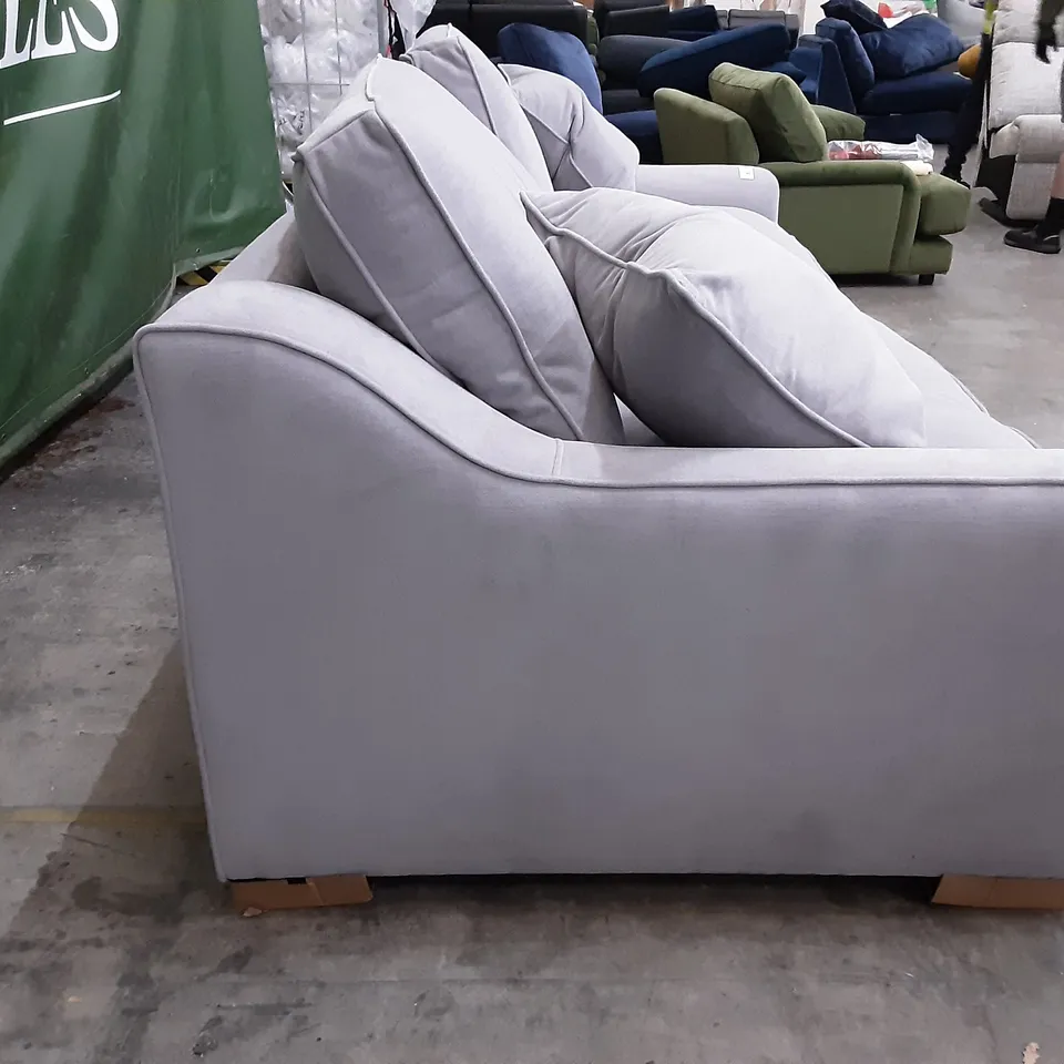 QUALITY BRITISH MANUFACTURED DESIGNER THE LOUNGE CO. ISOBEL 4 SEATER EAR228 EARL GREY