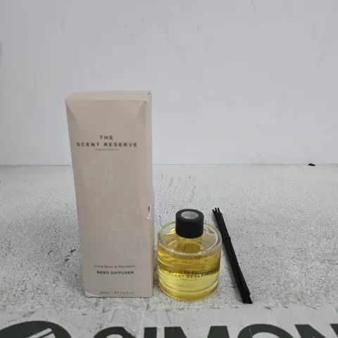 THE SCENT RESERVE REED DIFFUSER – LIME BASIL & MANDARIN (BOXED)