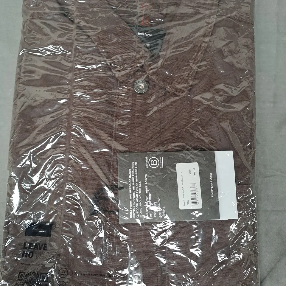 FINISTERRE BASSET CHORE JACKET IN BROWN SIZE MEDIUM