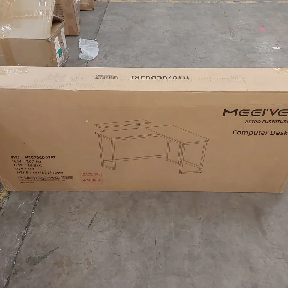 BOXED MEEIVEIL COMPUTER DESK (1 BOX)